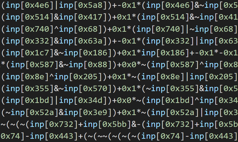 Simplifying MBA Expressions to Solve a CTF