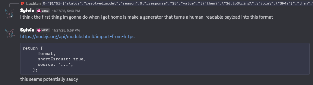 suggesting a potential gadget in the module module