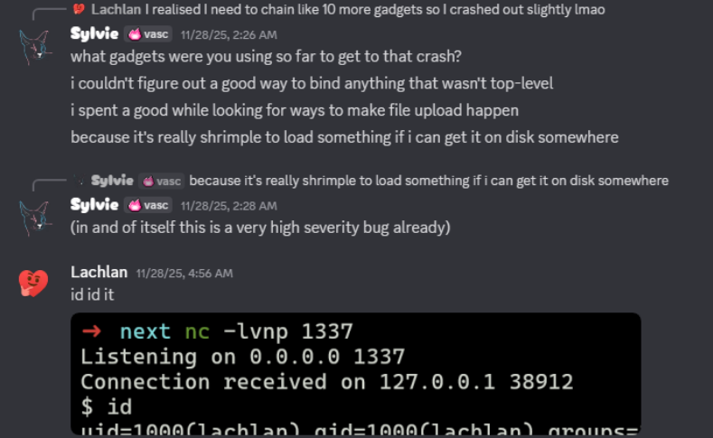 netcat listener got the ping